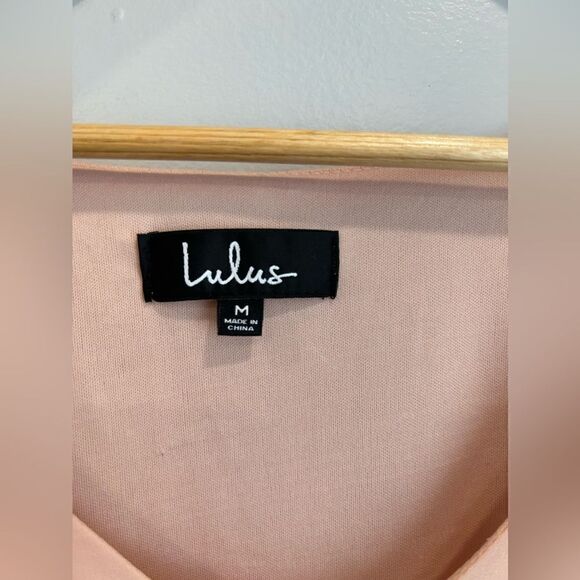 Lulu’s Shifting Dears Peach Long Sleeve Dress - Picture 8 of 12